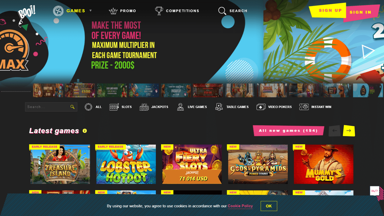 Booi Casino Desktop screenshot